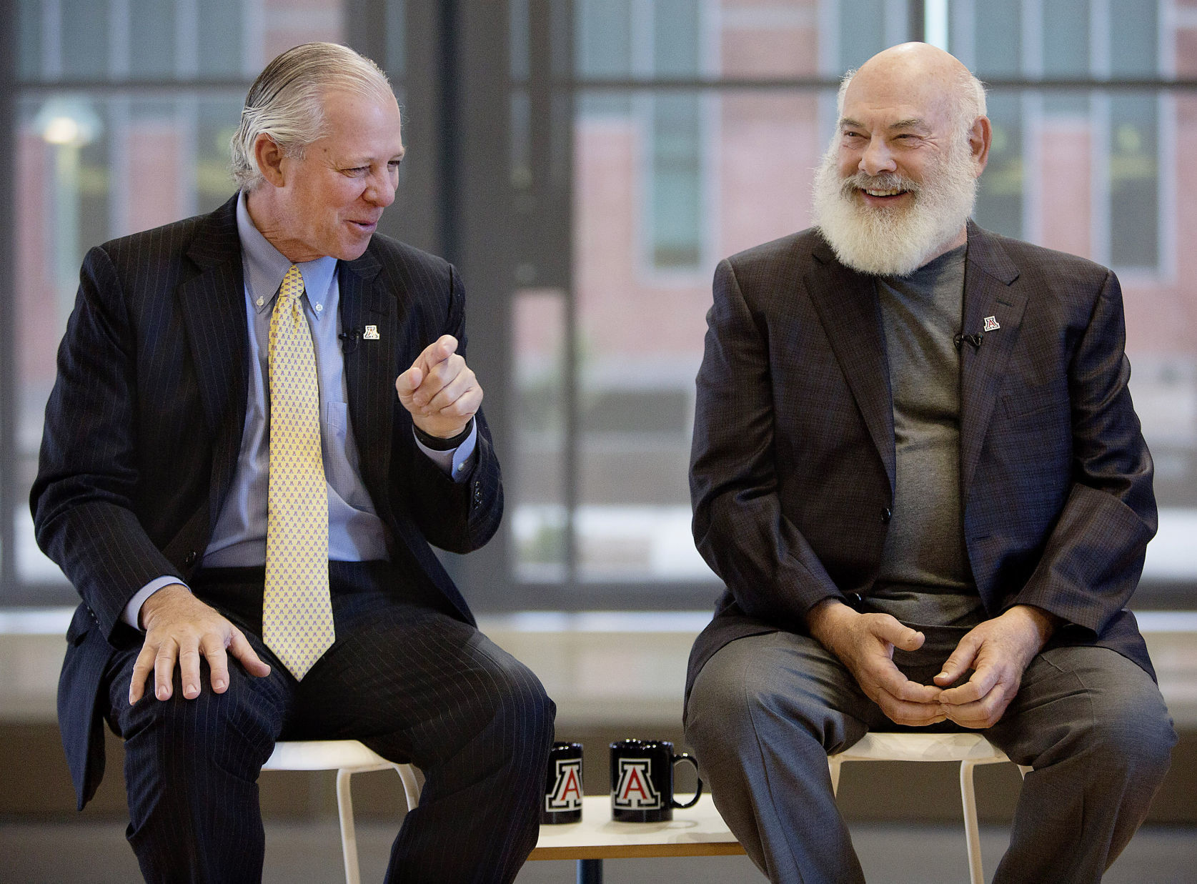 UA President Robert Robbins and Dr. Andrew Weil